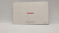 2006 Nissan Altima Owners Manual Book Guide OEM Used Auto Parts - Oemusedautoparts1.com