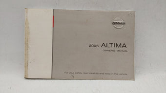 compare product 2006 Nissan Altima Owners Manual Book Guide OEM Used Auto Parts