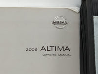 2006 Nissan Altima Owners Manual Book Guide OEM Used Auto Parts - Oemusedautoparts1.com