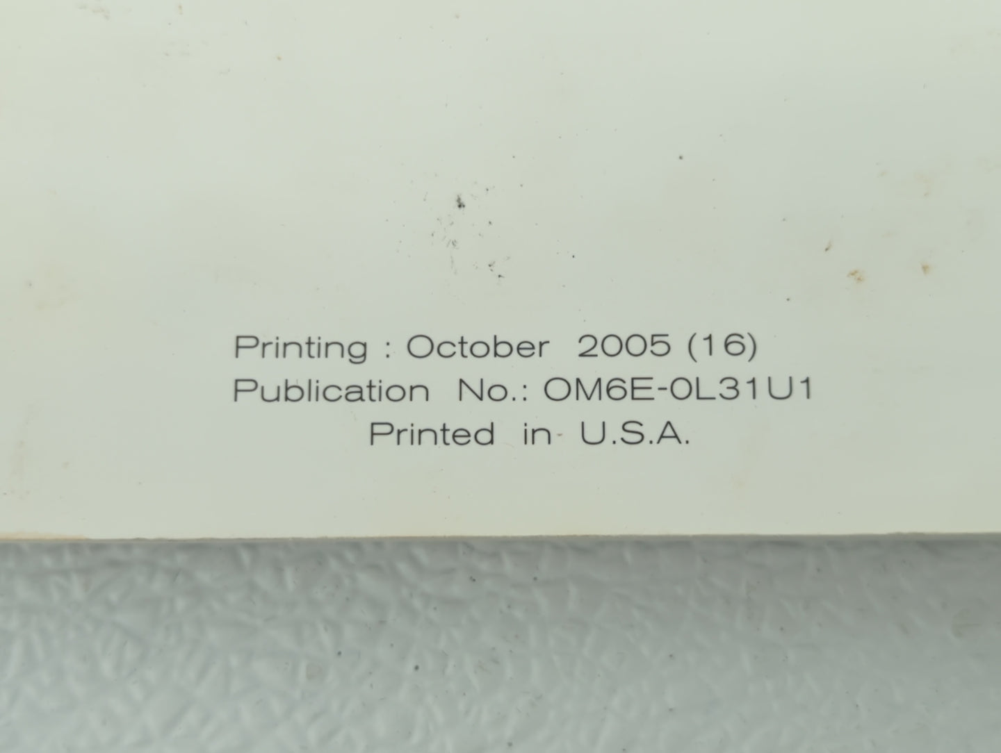 2006 Nissan Altima Owners Manual Book Guide OEM Used Auto Parts - Oemusedautoparts1.com