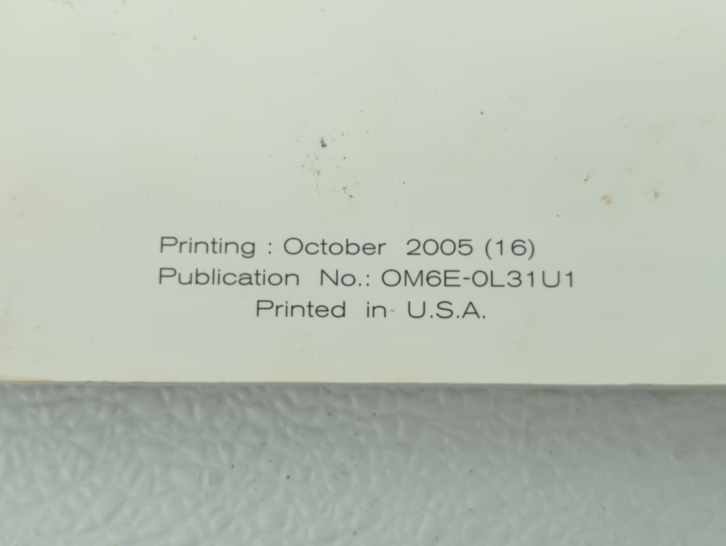 2006 Nissan Altima Owners Manual Book Guide OEM Used Auto Parts - Oemusedautoparts1.com