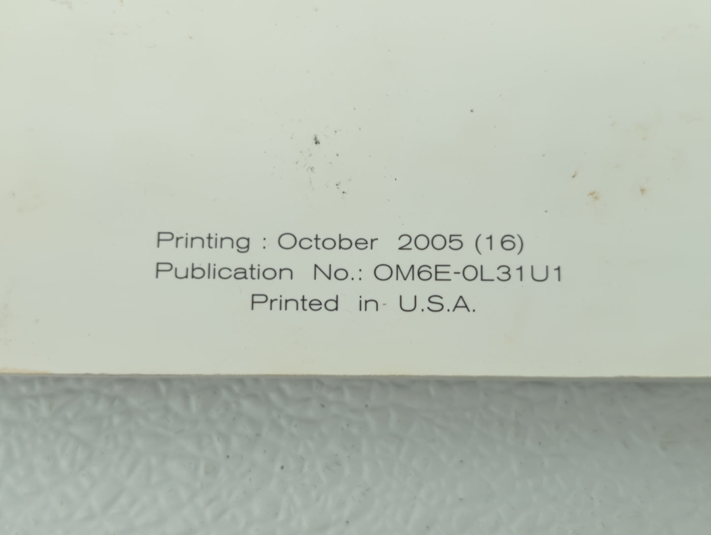 2006 Nissan Altima Owners Manual Book Guide OEM Used Auto Parts - Oemusedautoparts1.com