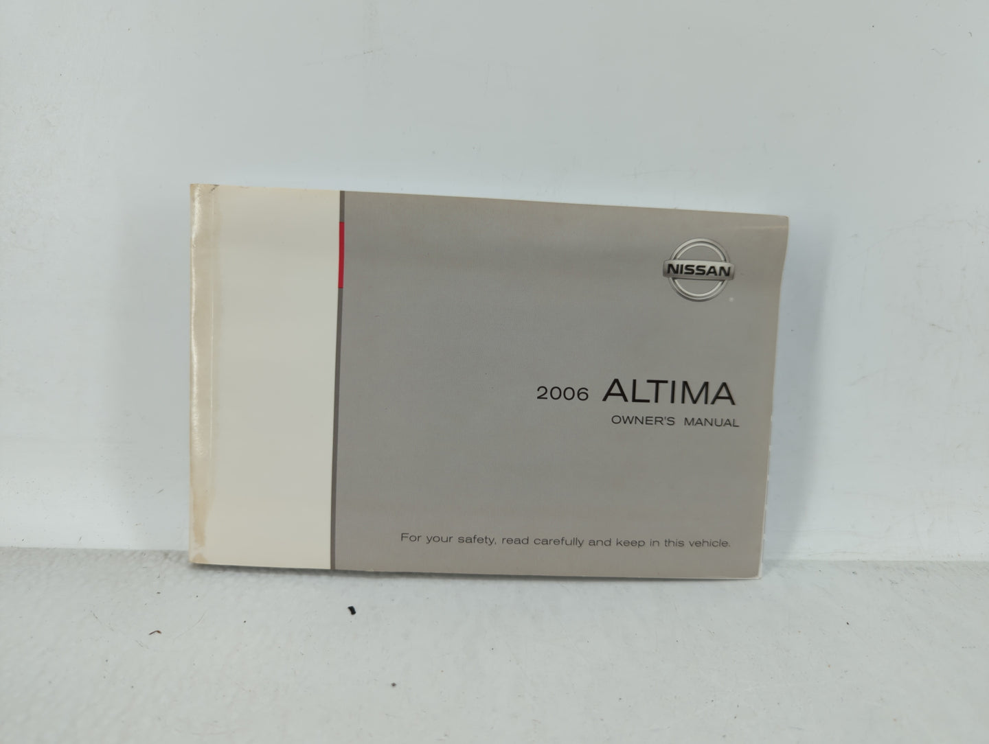 2006 Nissan Altima Owners Manual Book Guide OEM Used Auto Parts - Oemusedautoparts1.com