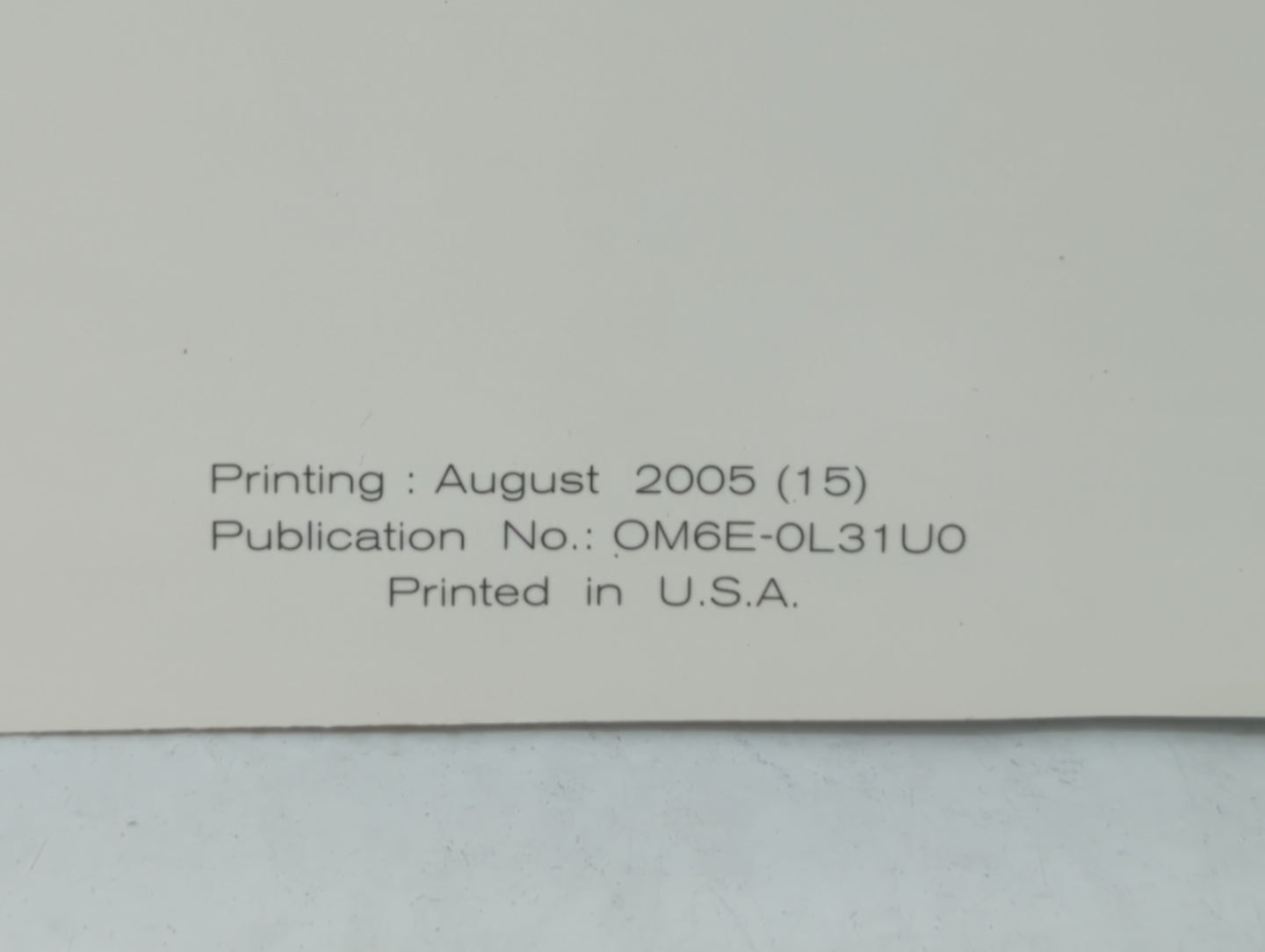 2006 Nissan Altima Owners Manual Book Guide OEM Used Auto Parts - Oemusedautoparts1.com