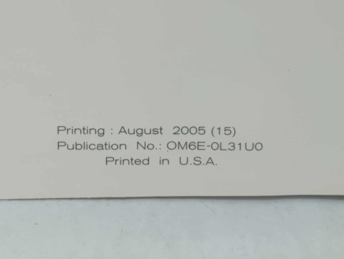 2006 Nissan Altima Owners Manual Book Guide OEM Used Auto Parts - Oemusedautoparts1.com