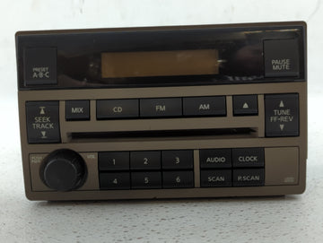 2005-2006 Nissan Altima Radio AM FM Cd Player Receiver Replacement P/N:28185 ZB10B 28185 ZB20C, 28185 ZB10A Fits Fits 2005 2