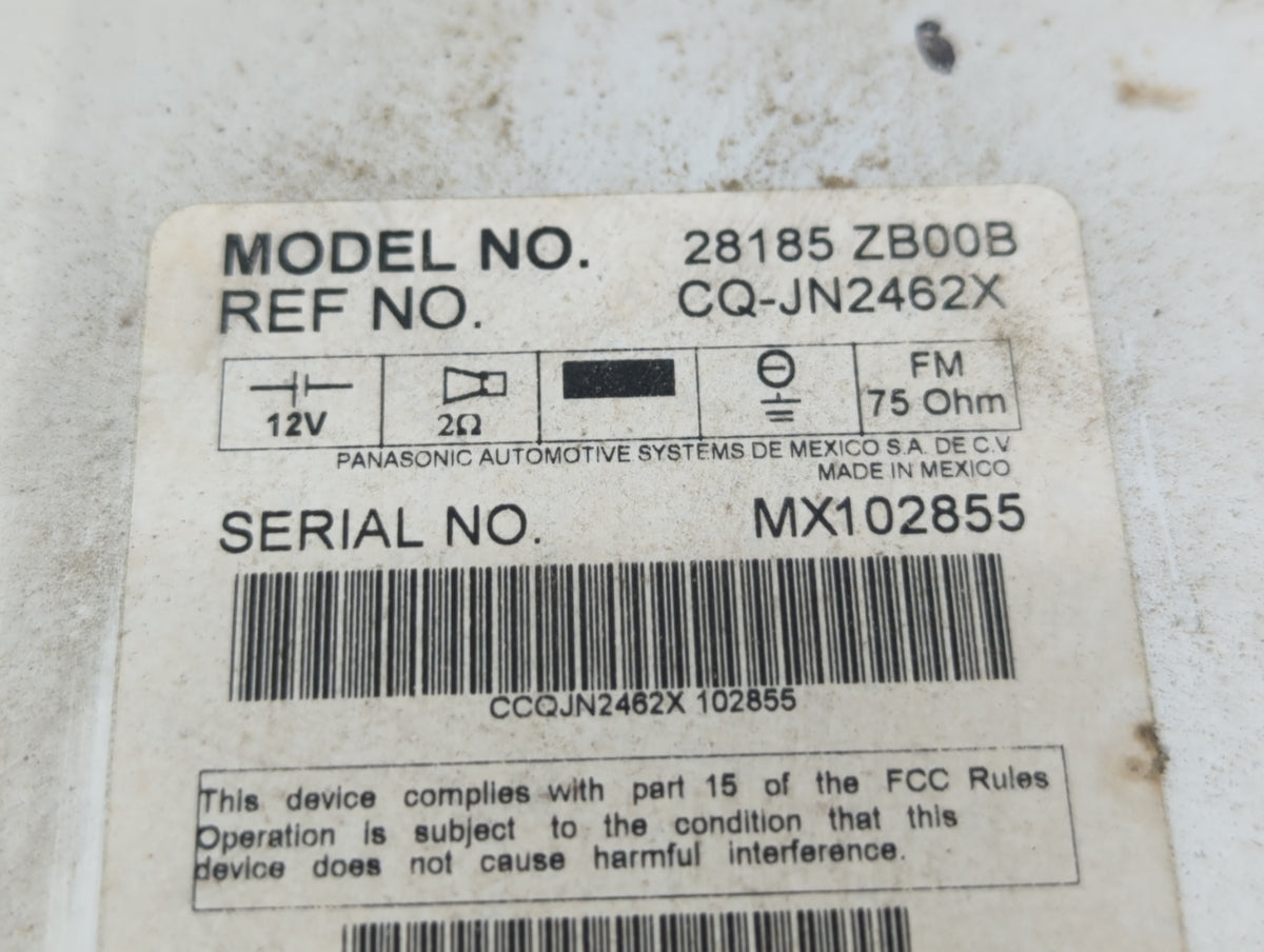 2005-2006 Nissan Altima Am Fm Cd Player Radio Receiver 510415 - Oemusedautoparts1.com