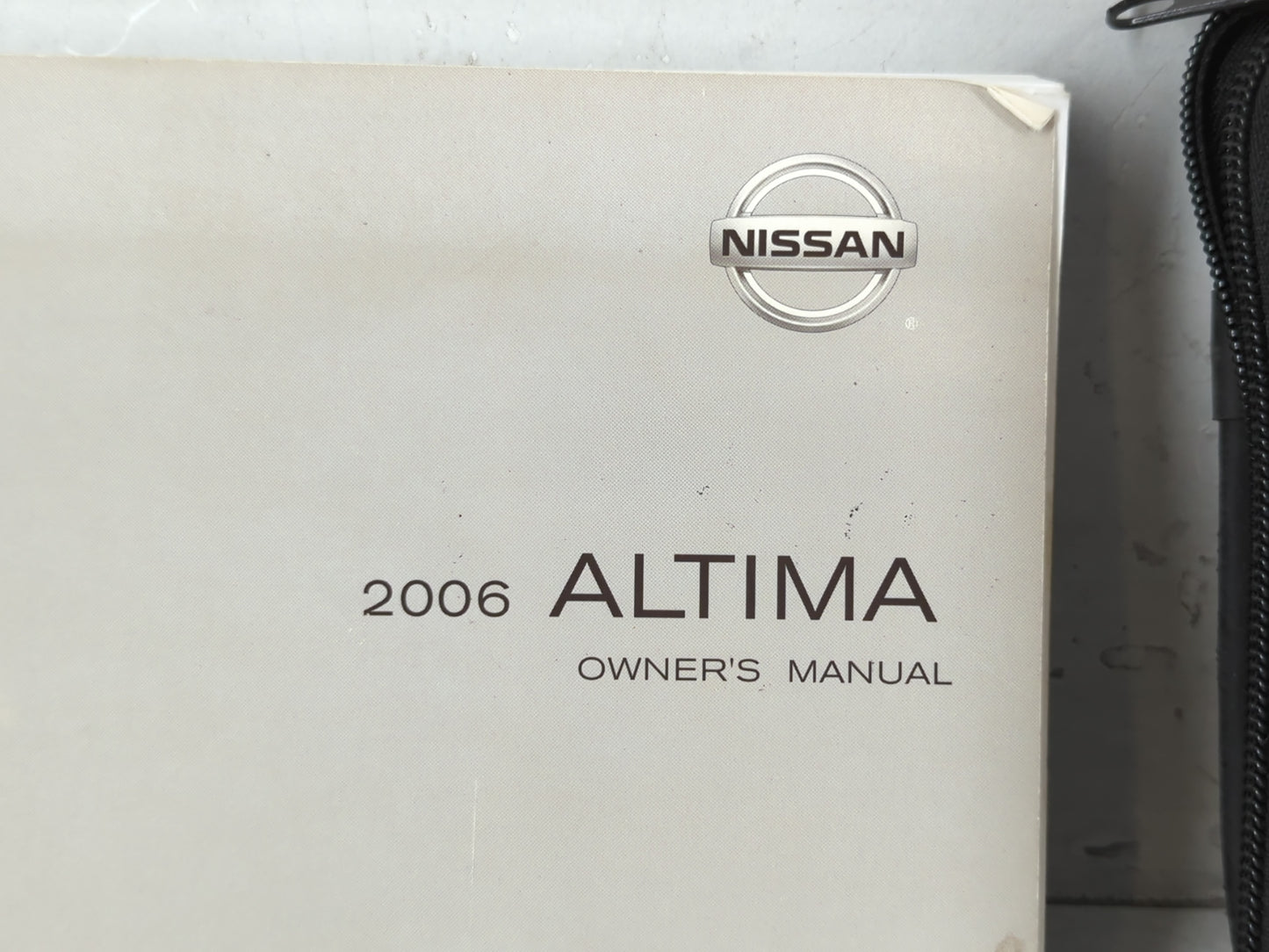 2006 Nissan Altima Owners Manual Book Guide P/N:OM6E-0L31U0 OEM Used Auto Parts - Oemusedautoparts1.com