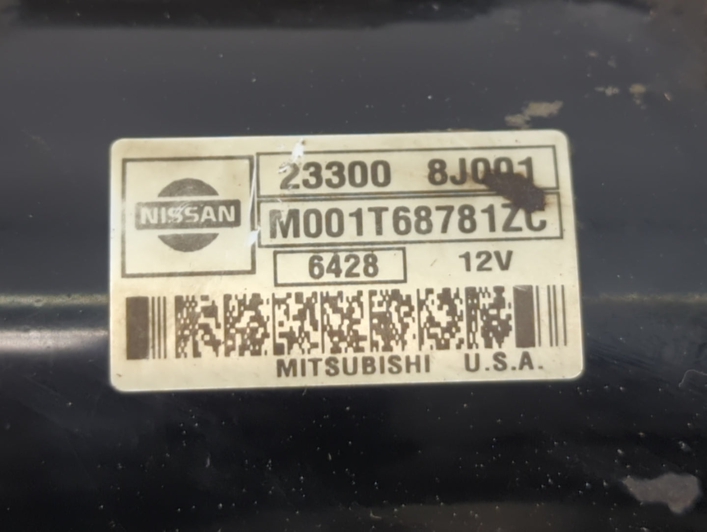 2002-2006 Nissan Altima Car Starter Motor Solenoid OEM P/N:M001T68781ZC 23300 8J001 Fits Fits 2002 2003 2004 2005 2006 OEM U