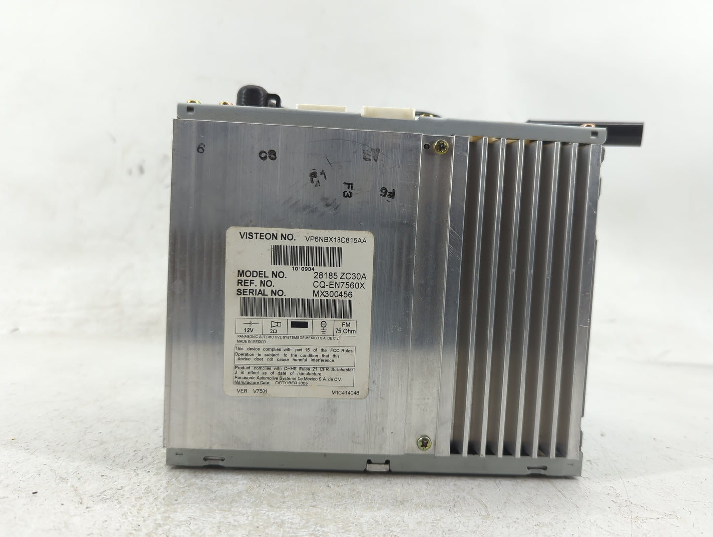 2006 Nissan Armada Radio AM FM Cd Player Receiver Replacement P/N:28185 ZC30A Fits OEM Used Auto Parts - Oemusedautoparts1.c