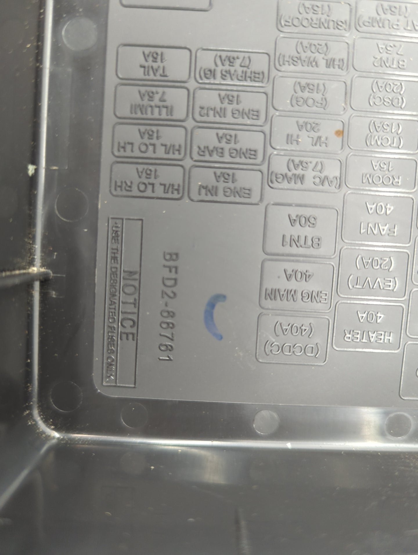 2005-2007 Nissan Armada Fusebox Fuse Box Panel Relay Module P/N:BFD2-66761 Fits Fits 2004 2005 2006 2007 OEM Used Auto Parts