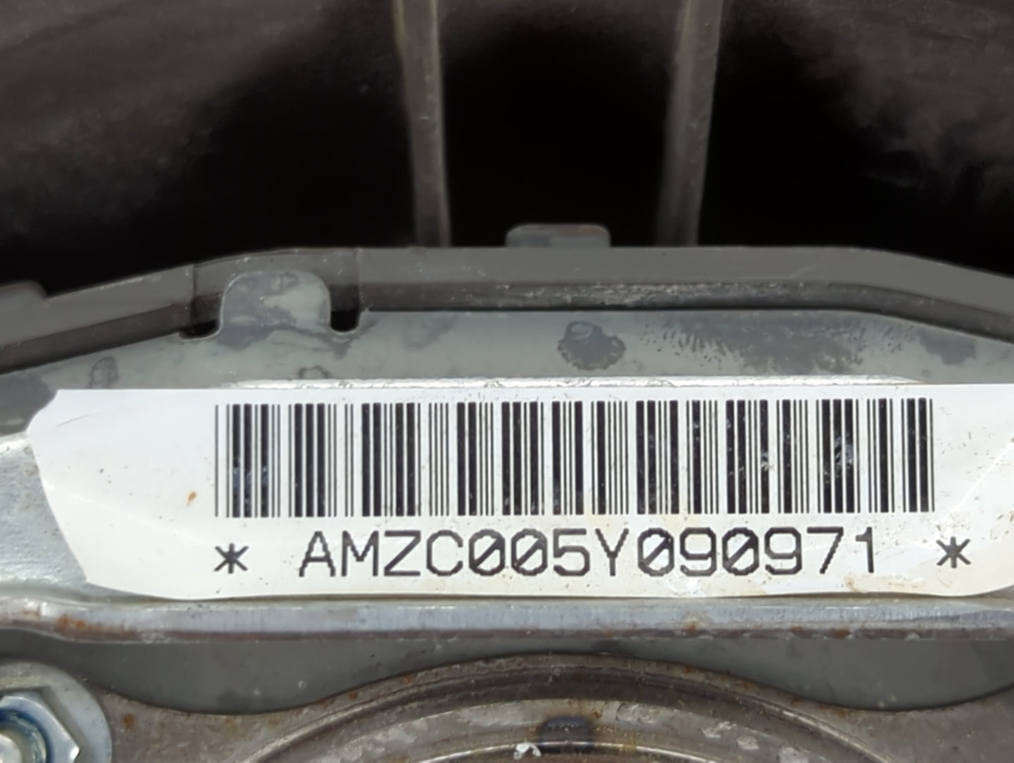 2005-2007 Nissan Armada Air Bag Driver Left Steering Wheel Mounted Black - Oemusedautoparts1.com