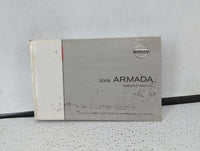2006 Nissan Armada Owners Manual Book Guide OEM Used Auto Parts - Oemusedautoparts1.com