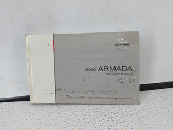 compare product 2006 Nissan Armada Owners Manual Book Guide OEM Used Auto Parts