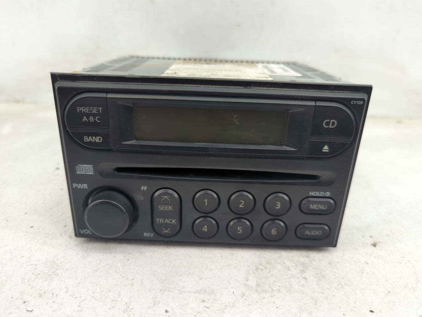 2005-2008 Nissan Frontier Radio AM FM Cd Player Receiver Replacement Fits Fits 2005 2006 2007 2008 OEM Used Auto Parts - Oem