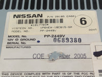 2005-2008 Nissan Frontier Radio AM FM Cd Player Receiver Replacement P/N:28185EA001 PP-2449V Fits Fits 2005 2006 2007 2008 O