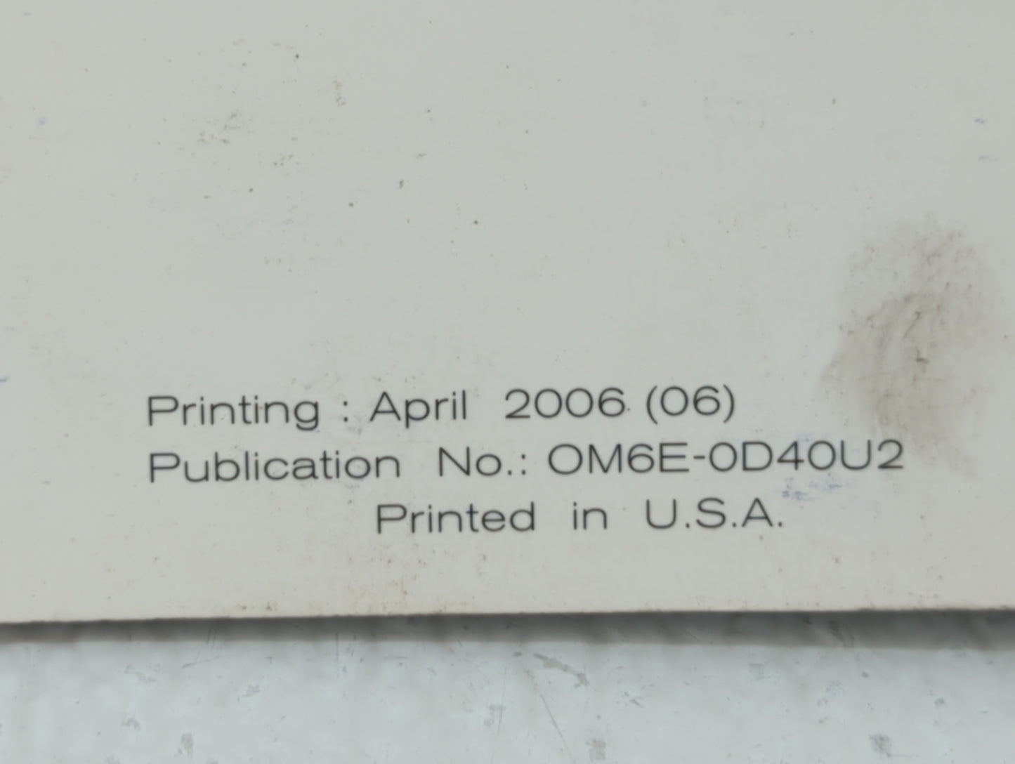 2006 Nissan Frontier Owners Manual Book Guide P/N:OM6E-0D40U2 OEM Used Auto Parts - Oemusedautoparts1.com