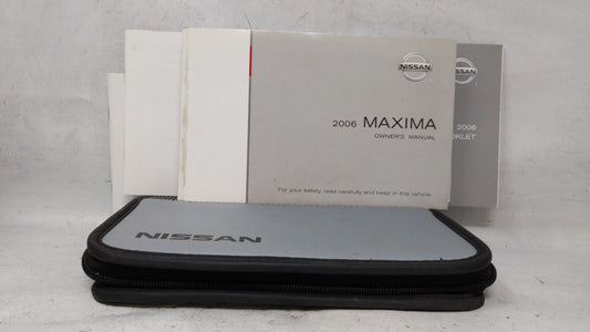 2006 Nissan Maxima Owners Manual Book Guide OEM Used Auto Parts - Oemusedautoparts1.com