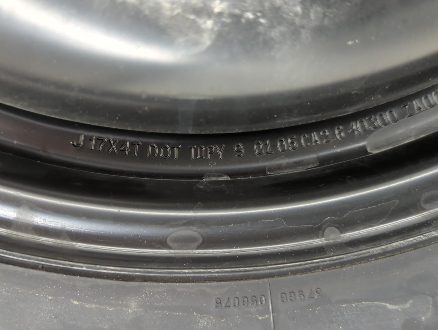 2004-2022 Nissan Maxima Spare Donut Tire Wheel Rim Oem - Oemusedautoparts1.com
