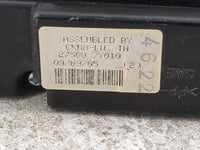 2004-2006 Nissan Maxima Climate Control Module Temperature AC/Heater Replacement P/N:27500 7Y010 Fits Fits 2004 2005 2006 OE