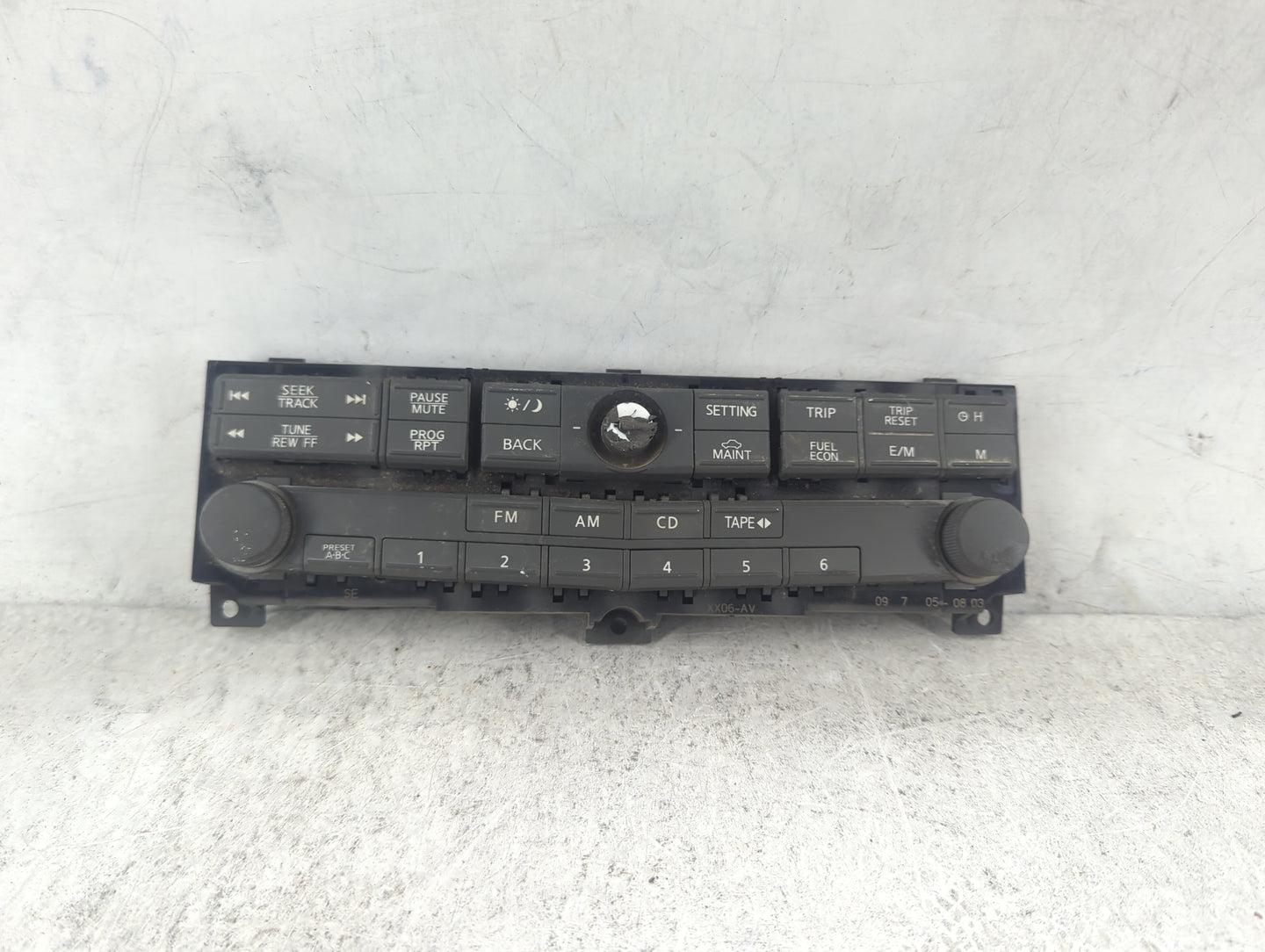 2006 Nissan Maxima Radio AM FM Cd Player Receiver Replacement P/N:28395 ZK00D Fits OEM Used Auto Parts - Oemusedautoparts1.c