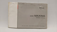 2006 Nissan Maxima Owners Manual Book Guide OEM Used Auto Parts - Oemusedautoparts1.com