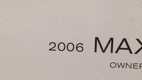 2006 Nissan Maxima Owners Manual Book Guide OEM Used Auto Parts - Oemusedautoparts1.com