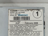 2006-2006 Nissan Maxima Am Fm Cd Player Radio Receiver - Oemusedautoparts1.com