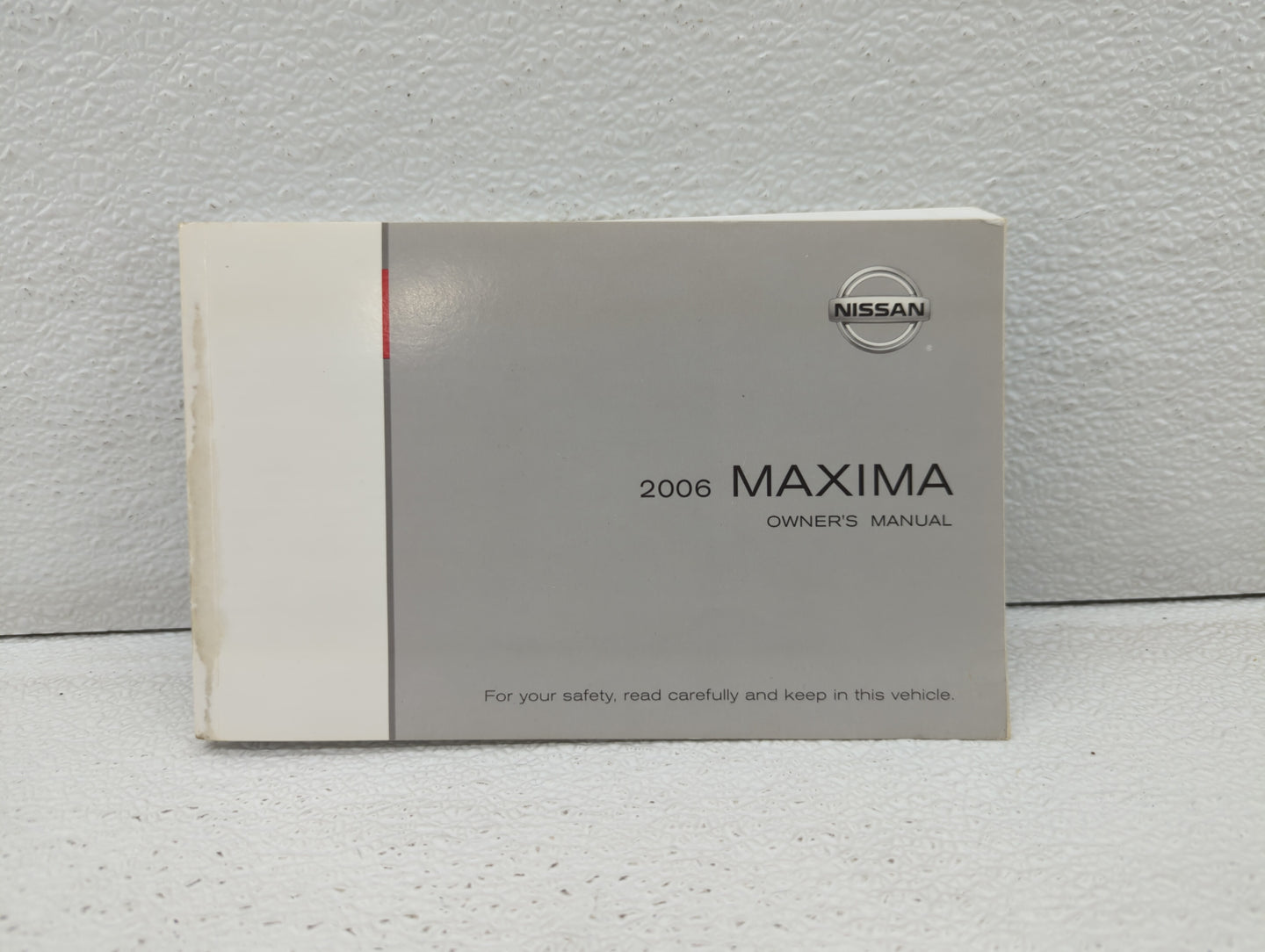 2006 Nissan Maxima Owners Manual Book Guide OEM Used Auto Parts - Oemusedautoparts1.com