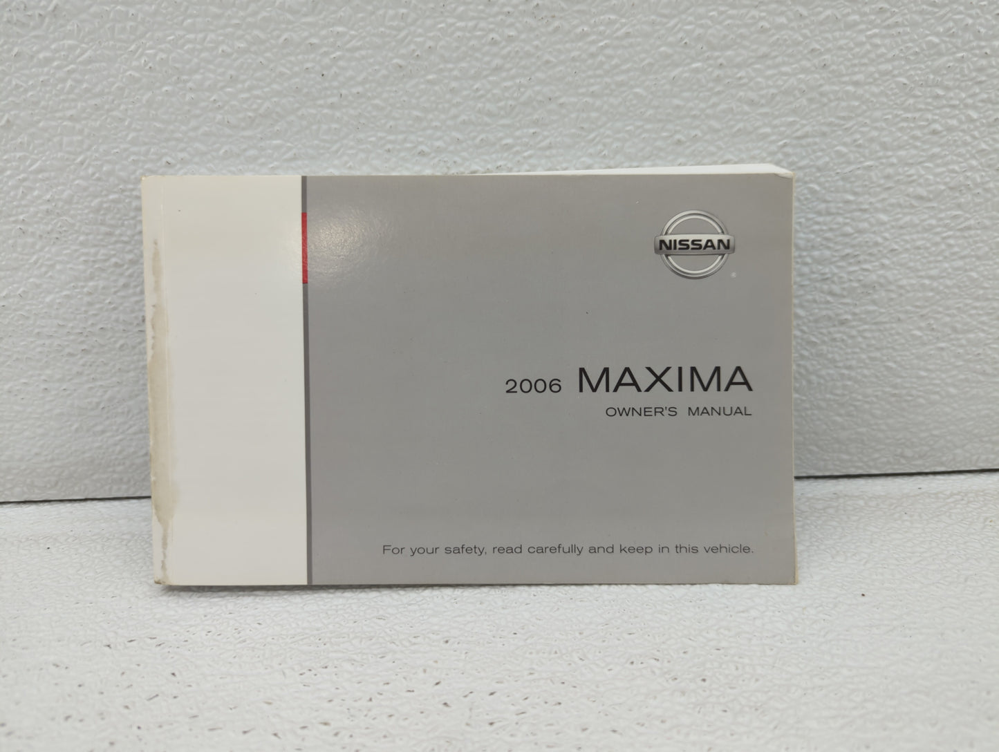 2006 Nissan Maxima Owners Manual Book Guide OEM Used Auto Parts - Oemusedautoparts1.com