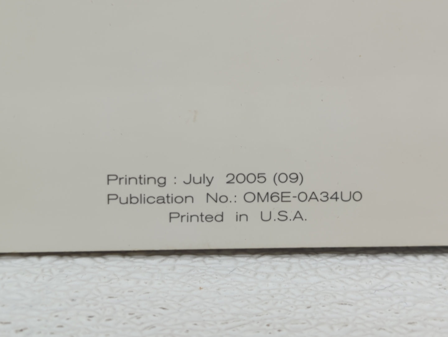 2006 Nissan Maxima Owners Manual Book Guide OEM Used Auto Parts - Oemusedautoparts1.com