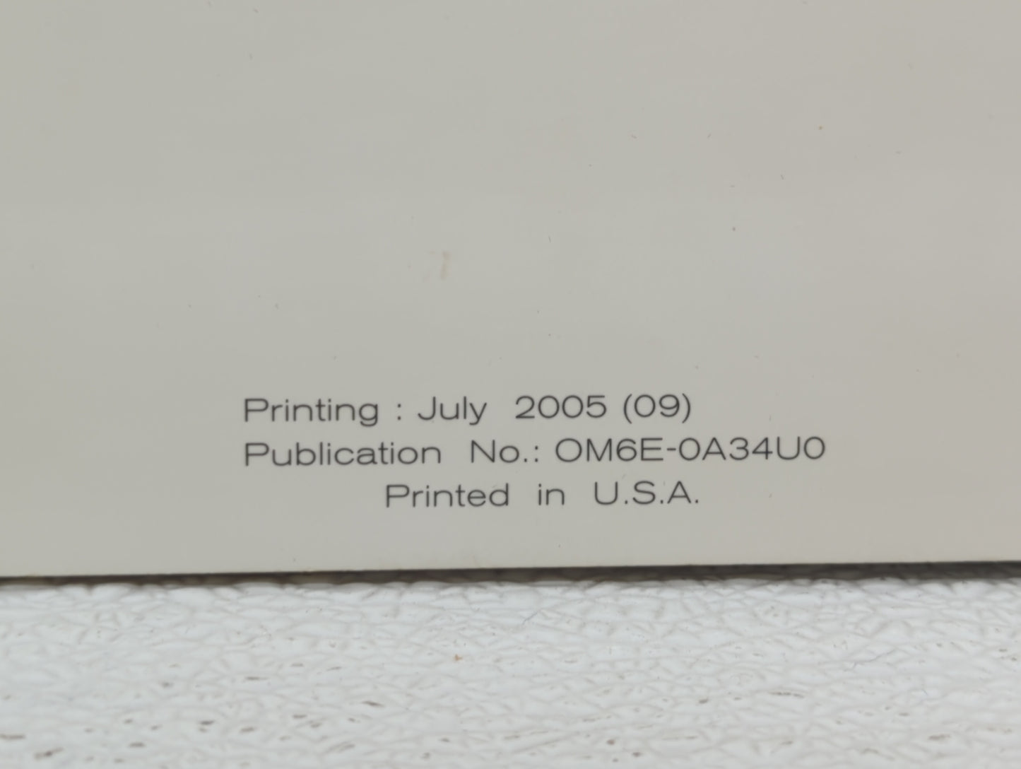 2006 Nissan Maxima Owners Manual Book Guide OEM Used Auto Parts - Oemusedautoparts1.com