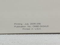 2006 Nissan Maxima Owners Manual Book Guide OEM Used Auto Parts - Oemusedautoparts1.com