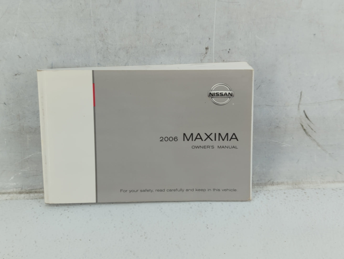 2006 Nissan Maxima Owners Manual Book Guide P/N:OM6E-0A34U1 OEM Used Auto Parts - Oemusedautoparts1.com
