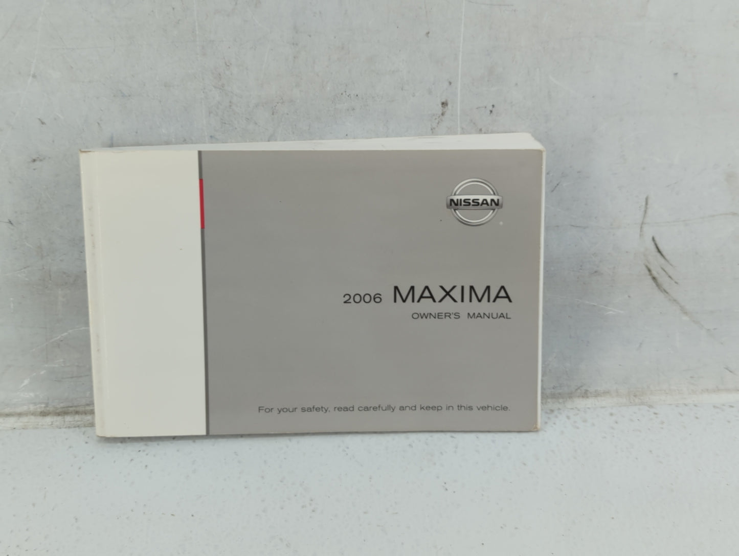 2006 Nissan Maxima Owners Manual Book Guide P/N:OM6E-0A34U1 OEM Used Auto Parts - Oemusedautoparts1.com