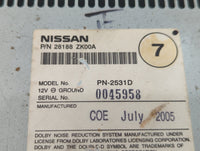 2006-2006 Nissan Maxima Am Fm Cd Player Radio Receiver - Oemusedautoparts1.com