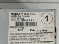 2006-2006 Nissan Maxima Am Fm Cd Player Radio Receiver - Oemusedautoparts1.com