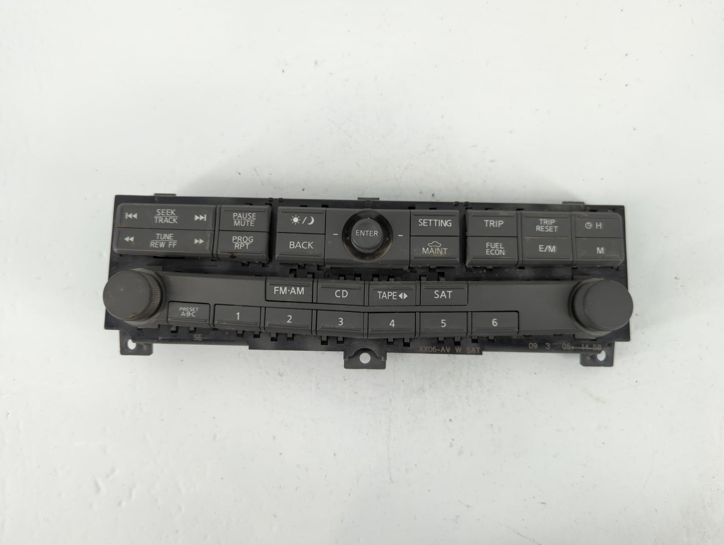 2006 Nissan Maxima Radio AM FM Cd Player Receiver Replacement P/N:28395 ZK00B Fits OEM Used Auto Parts - Oemusedautoparts1.c