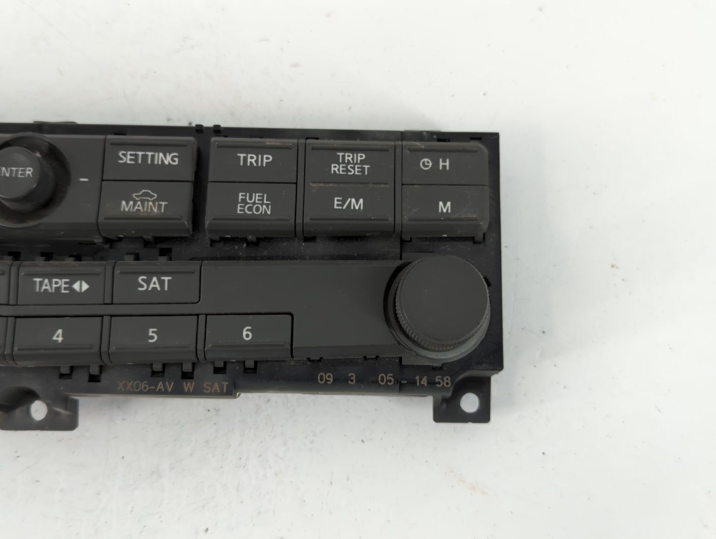 2006 Nissan Maxima Radio AM FM Cd Player Receiver Replacement P/N:28395 ZK00B Fits OEM Used Auto Parts - Oemusedautoparts1.c