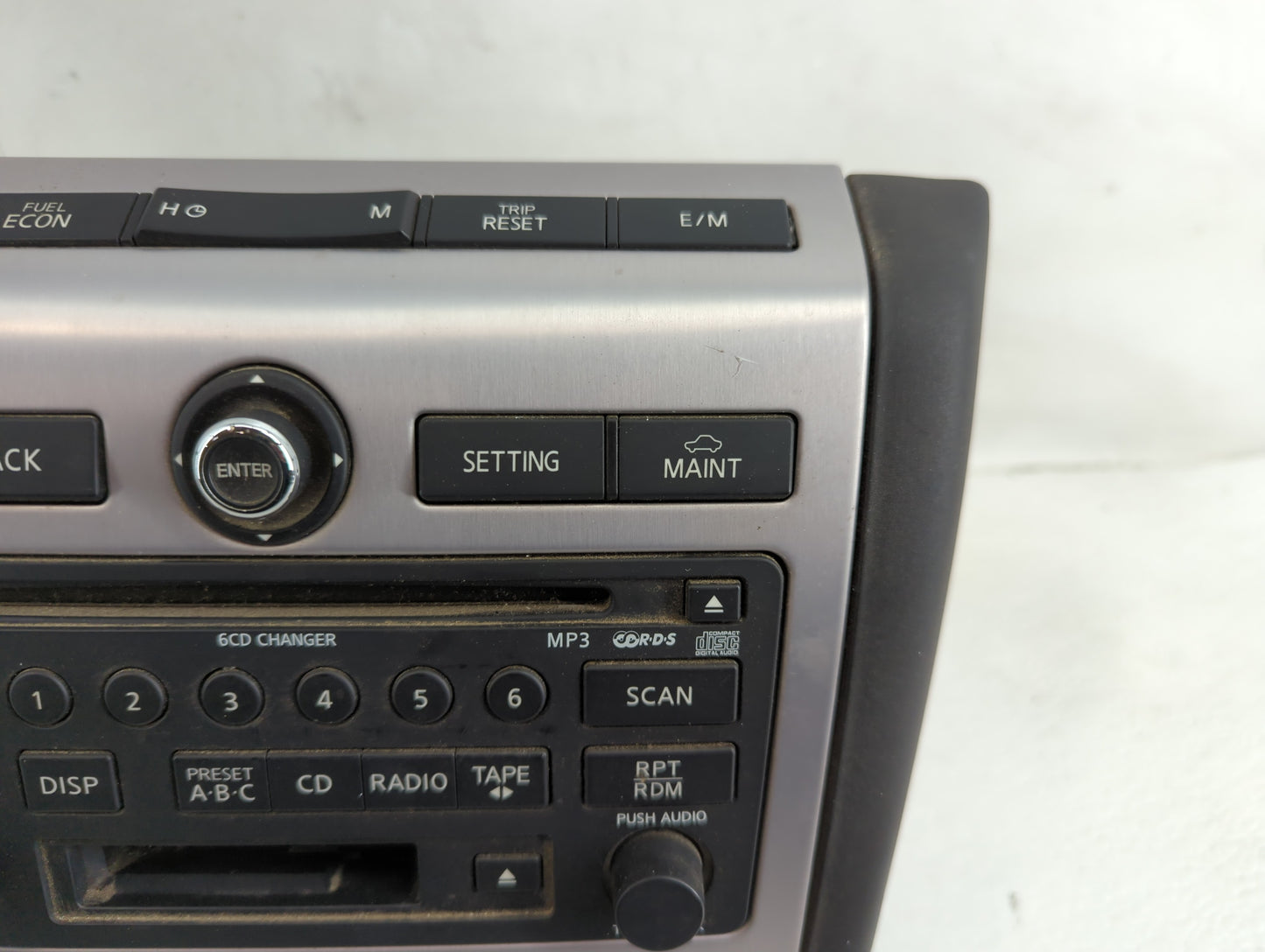 2006-2007 Nissan Murano Radio AM FM Cd Player Receiver Replacement P/N:28188 CC200 Fits Fits 2006 2007 OEM Used Auto Parts -