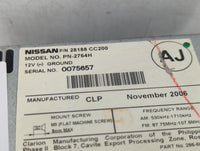 2006-2007 Nissan Murano Radio AM FM Cd Player Receiver Replacement P/N:28188 CC200 Fits Fits 2006 2007 OEM Used Auto Parts -