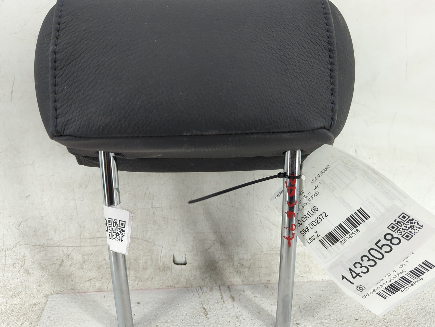 2006 Nissan Murano Headrest Head Rest Rear Seat Fits OEM Used Auto Parts - Oemusedautoparts1.com