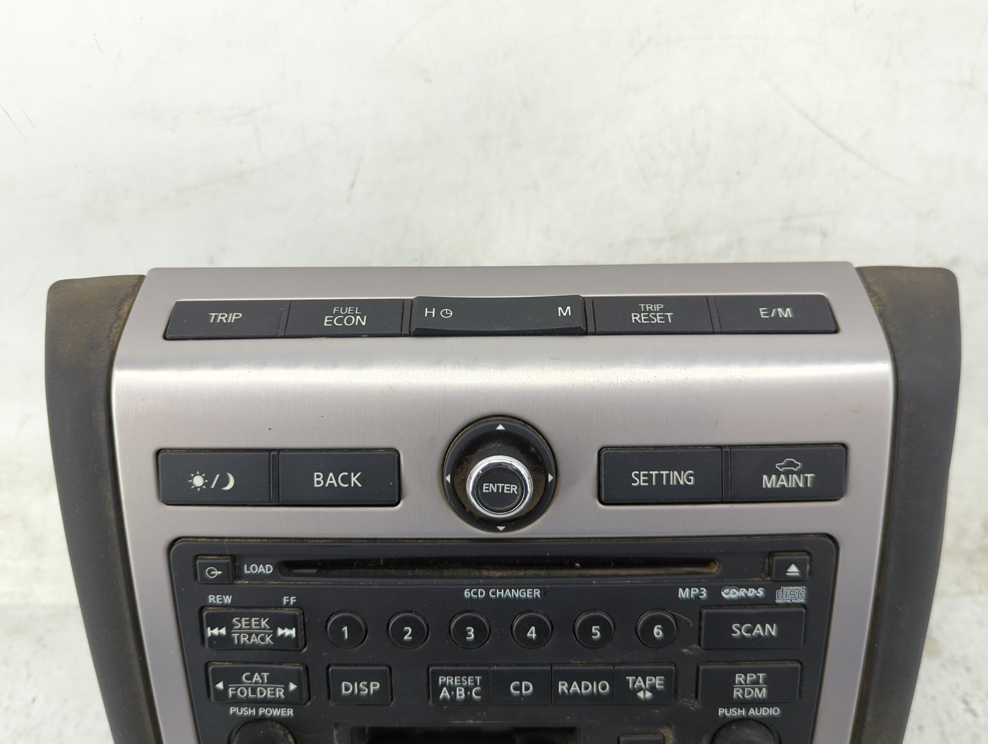 2006-2007 Nissan Murano Radio AM FM Cd Player Receiver Replacement P/N:28188CC200 PN-2764H Fits Fits 2006 2007 OEM Used Auto