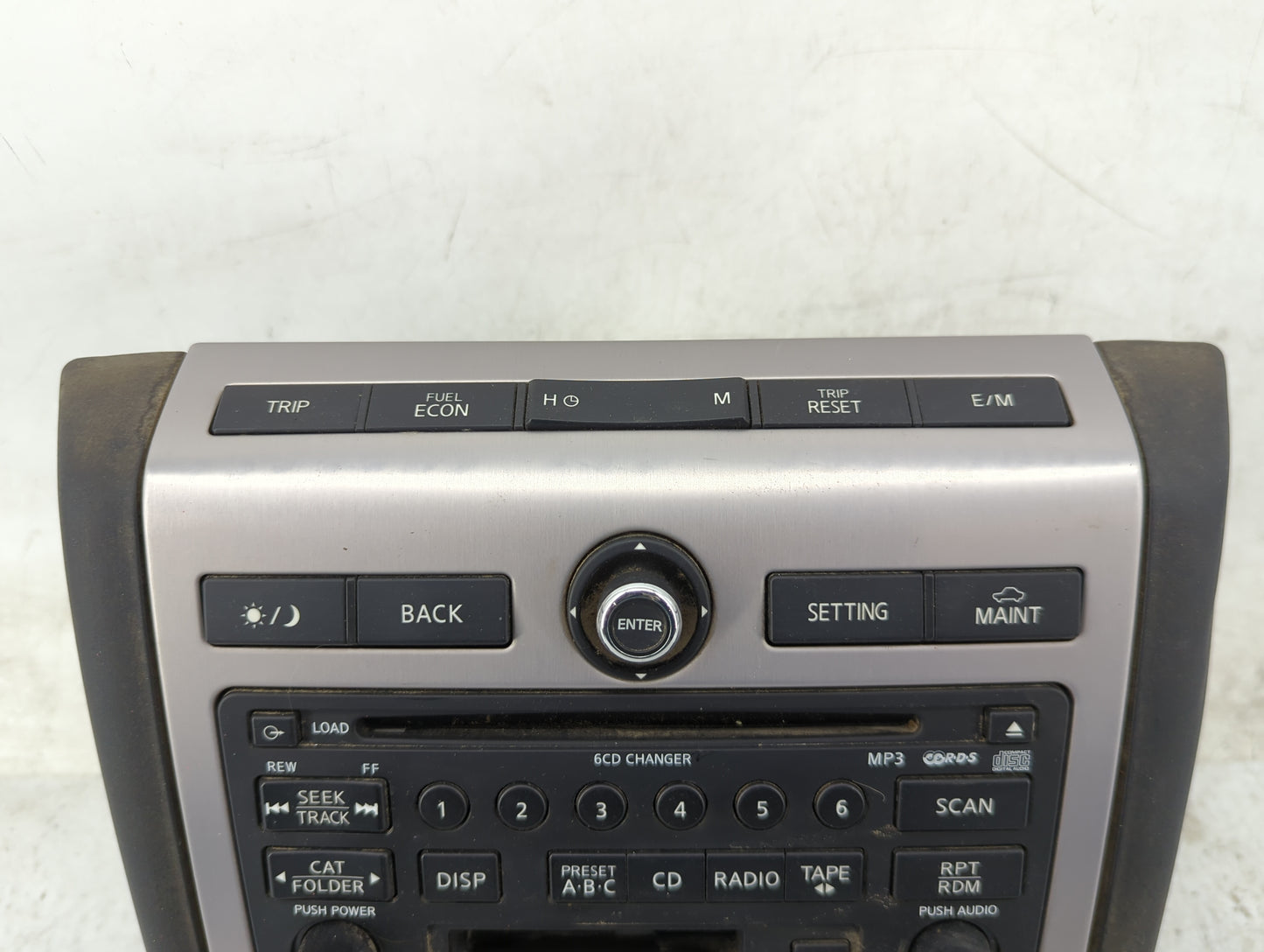 2006-2007 Nissan Murano Radio AM FM Cd Player Receiver Replacement P/N:28188CC200 PN-2764H Fits Fits 2006 2007 OEM Used Auto