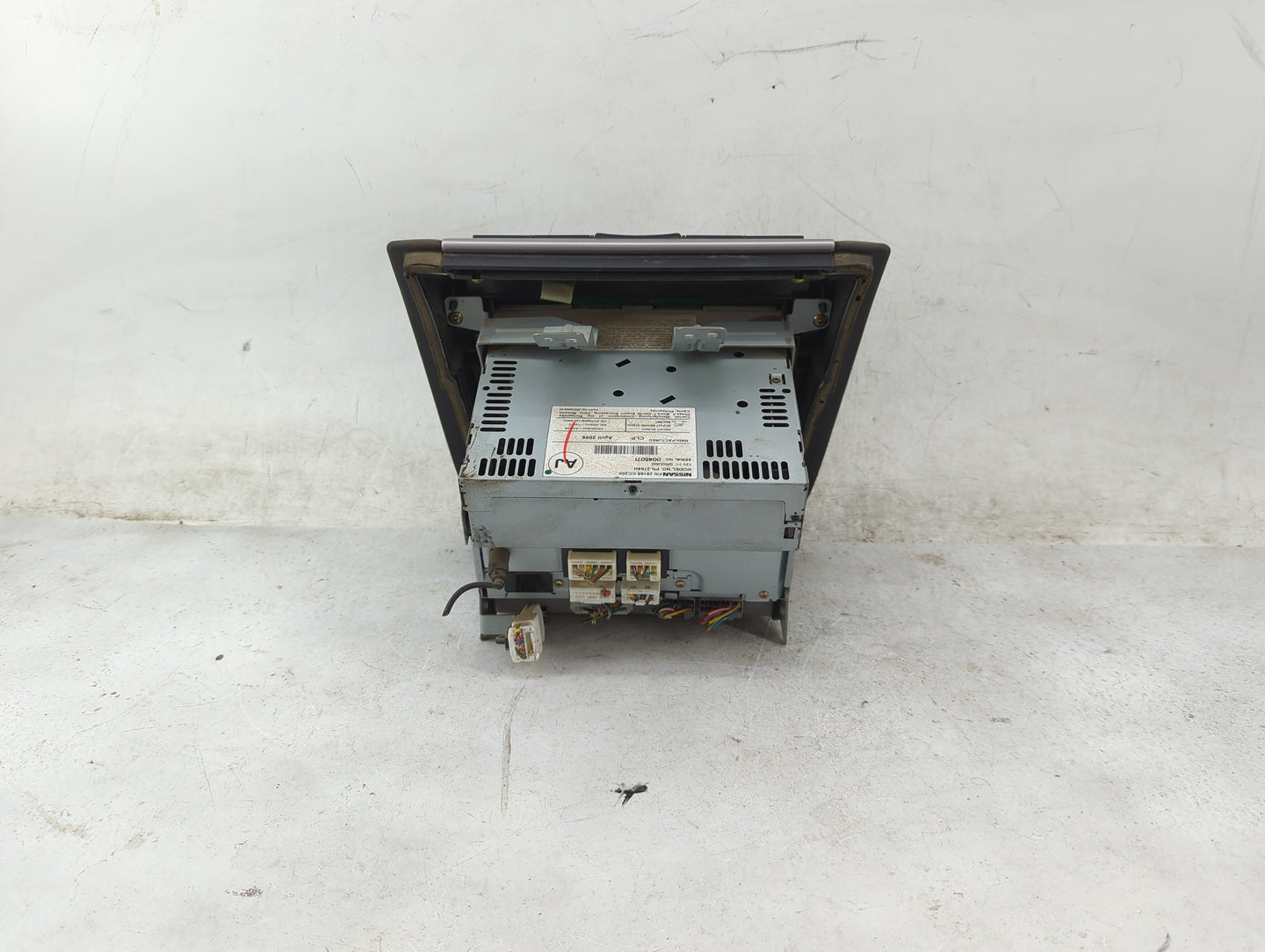 2006-2007 Nissan Murano Radio AM FM Cd Player Receiver Replacement P/N:28188CC200 PN-2764H Fits Fits 2006 2007 OEM Used Auto