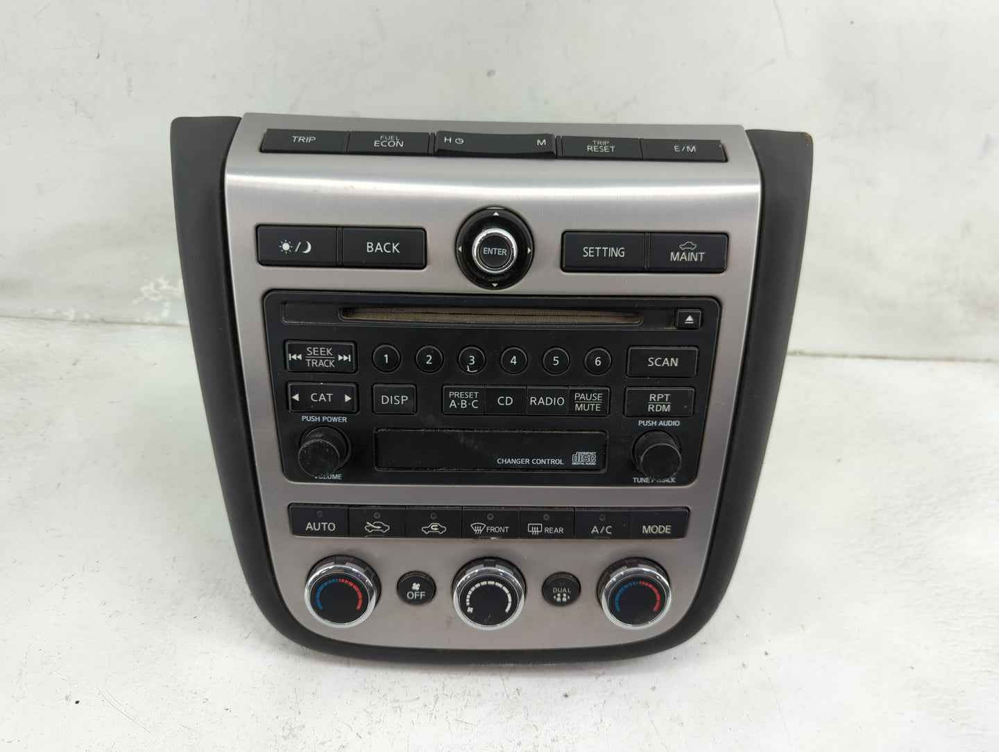 2006-2007 Nissan Murano Climate Control Module Temperature AC/Heater Replacement P/N:0117320 28185 CC20A Fits Fits 2006 2007