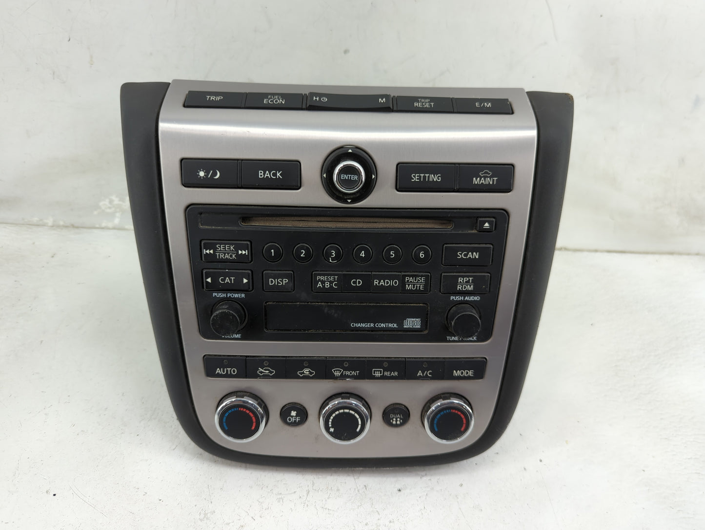 2006-2007 Nissan Murano Climate Control Module Temperature AC/Heater Replacement P/N:0117320 28185 CC20A Fits Fits 2006 2007