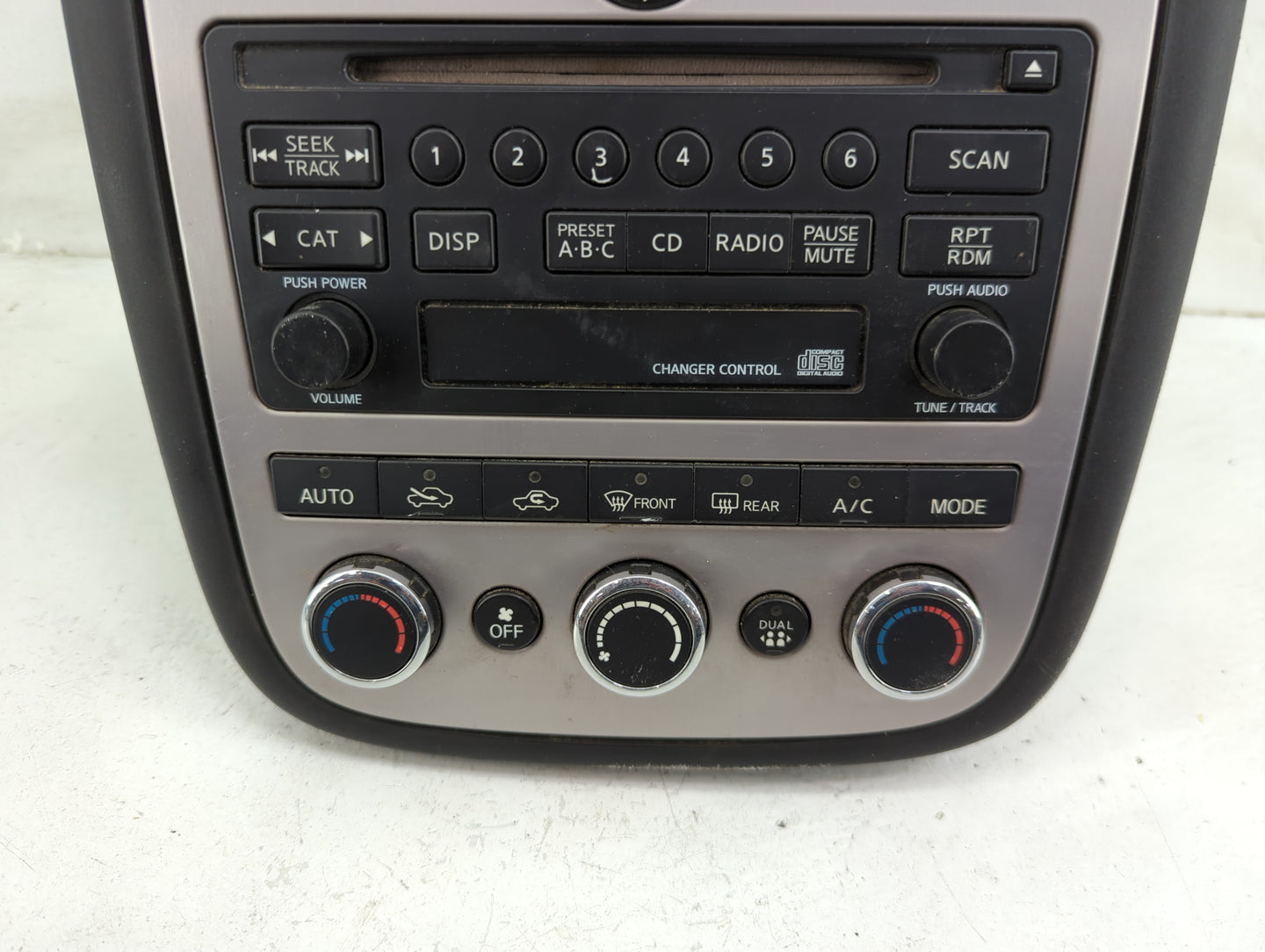 2006-2007 Nissan Murano Climate Control Module Temperature AC/Heater Replacement P/N:0117320 28185 CC20A Fits Fits 2006 2007
