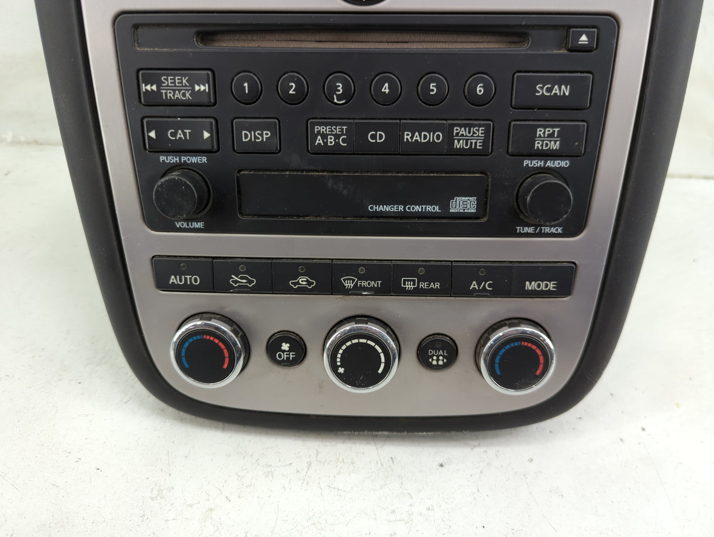 2006-2007 Nissan Murano Climate Control Module Temperature AC/Heater Replacement P/N:0117320 28185 CC20A Fits Fits 2006 2007