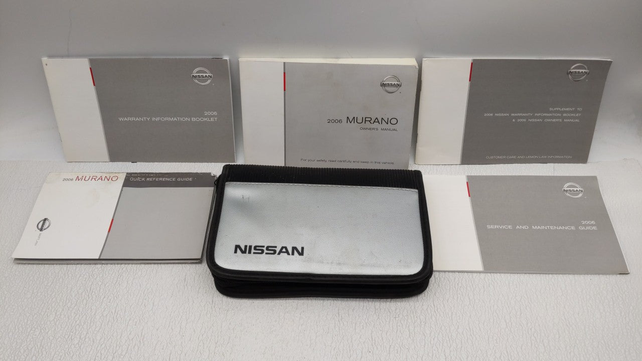 2006 Nissan Murano Owners Manual Book Guide OEM Used Auto Parts - Oemusedautoparts1.com
